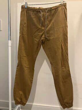 FREE WORLD, casual pants, men's US S, tan